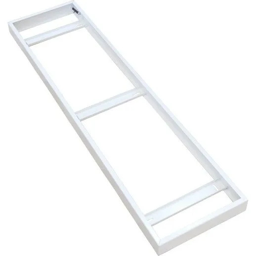 Ramme til 120x30 LED panel - Hvid, færdigsamlet