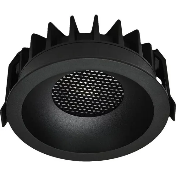 12W LED Honeycomb Downlight Sort - RA90 CCT Blændfri