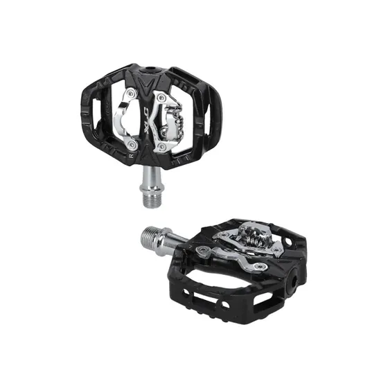 XLC PD-S14 Kombi pedal - Platform og SPD - Sort