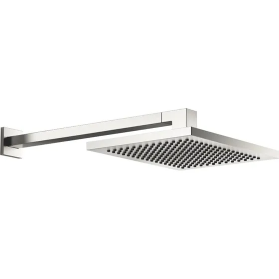 Dornbracht Symetrics brusehoved i børstet platin, 30x24 cm