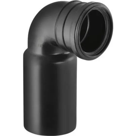 Geberit klosetbøjning 90° til Duofix, lodret montage, 90 mm