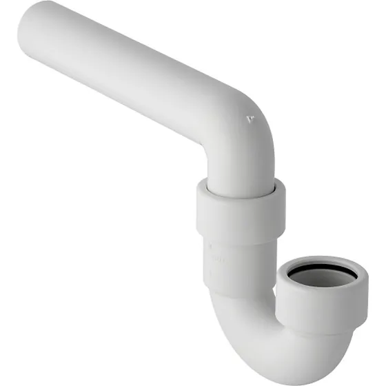 Geberit Køkkenvandlås 40mm med sideudløb og skuesamling