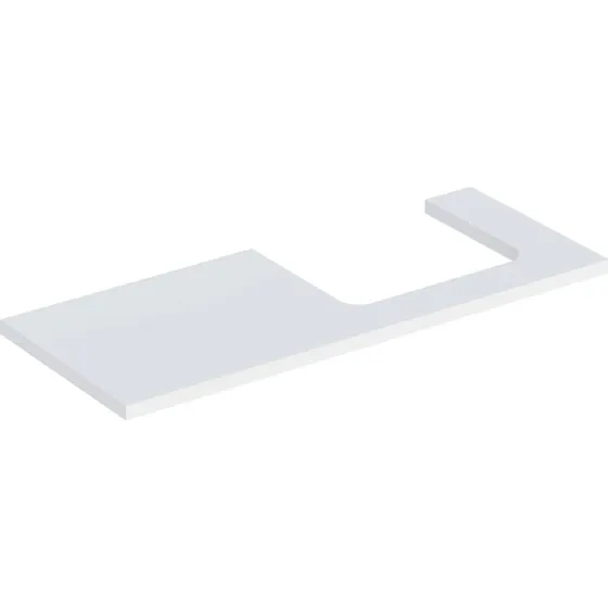Geberit One bordplade, 119x47,3 cm, mat hvid