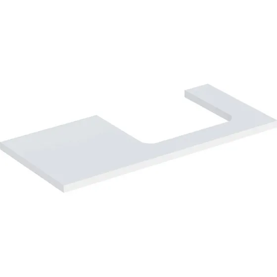Geberit One bordplade, 104,2x47,3 cm, mat hvid