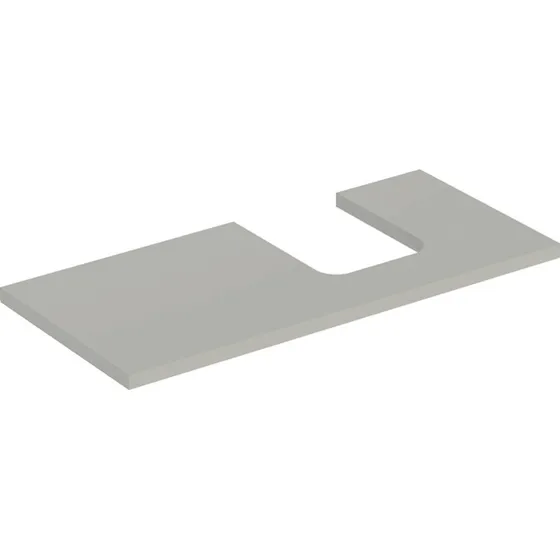 Geberit One bordplade, 104,2x47,3 cm, mat grå