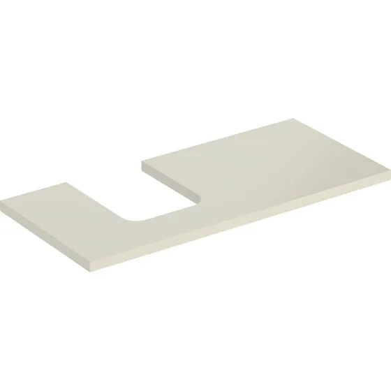 Geberit One bordplade 104,2x47,3 cm, højglans beige