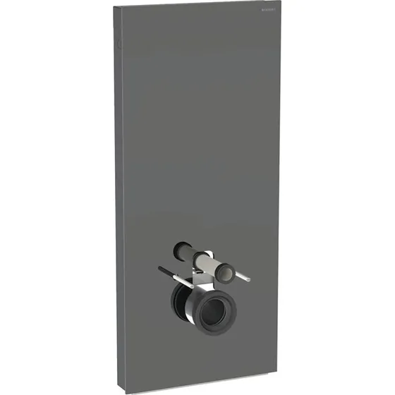Geberit Monolith Plus cisterne til væghængt toilet, 114 cm, gråt glas