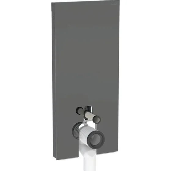 Geberit Monolith Plus cisterne til back-to-wall toilet, 114 cm, gråt glas