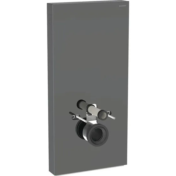Geberit Monolith Plus cisterne til væghængt toilet, 101 cm, gråt glas