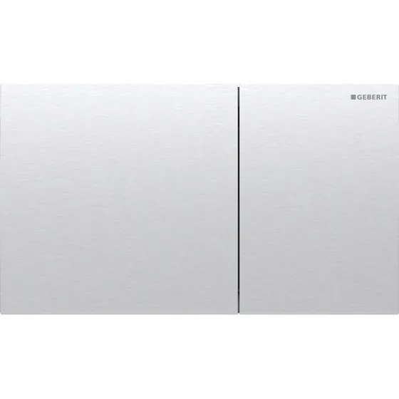 Geberit Sigma 70 Square betjeningsplade, børstet rustfrit stål