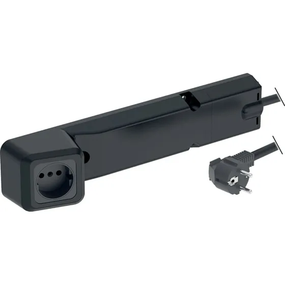Geberit el-udtag, 33,1x6,8 cm, sort