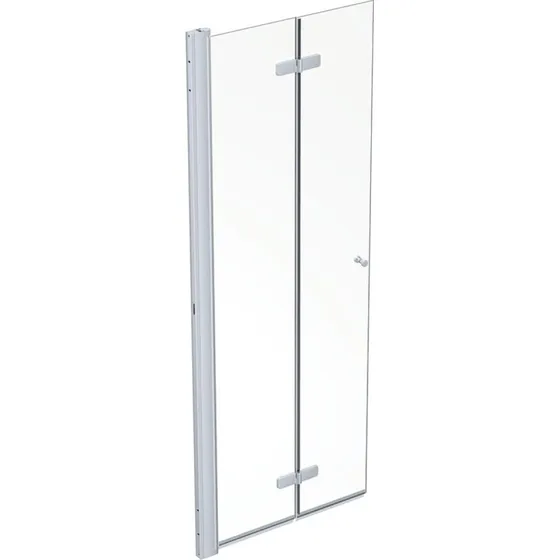 Contura Shower Space foldedør, 87 cm, venstre, klart glas