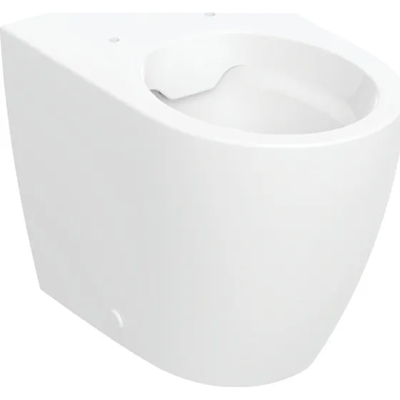 Geberit iCon toilet, back to wall, uden skyllekant, hvid