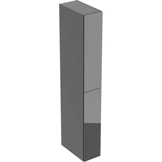 Geberit Acanto højskab 24x180 cm grå glas
