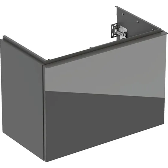 Geberit Acanto underskab, 74x41,5 cm, grå glas
