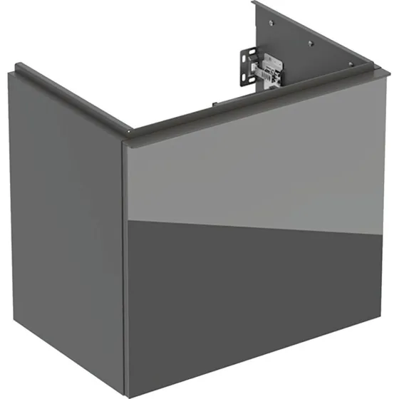 Geberit Acanto underskab, 59,2x41,5 cm, grå glas