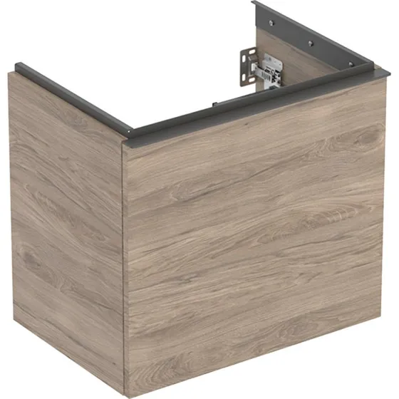 Geberit Acanto underskab, 59,2x41,5 cm, nøddetræ