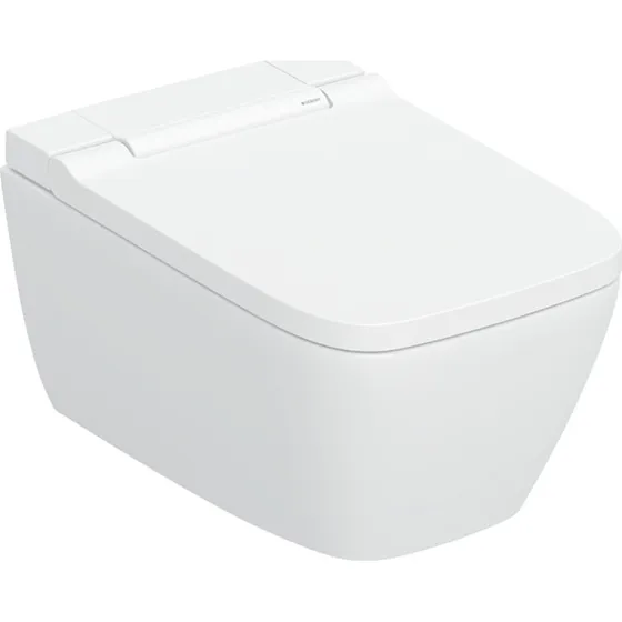 Geberit AquaClean Sela Square douchetoilet, hvid, uden skyllekant