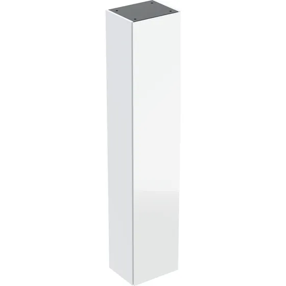 Geberit Acanto højskab 36x180 cm - Hvid med glasfront