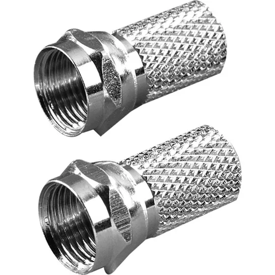 Vivanco F-stik sæt med 2 stk., 7 mm