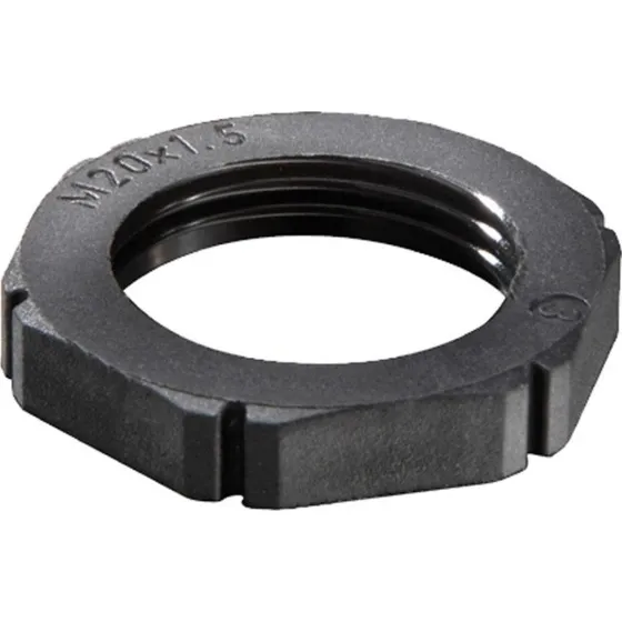 Wiska møtrik M32x1,5 6 mm sort