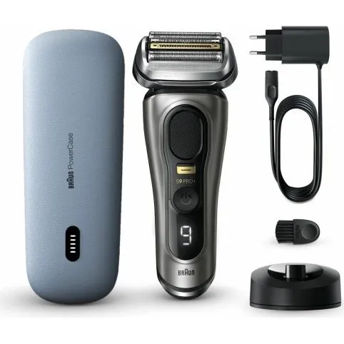 Braun Series 9 Pro+ 9525s Wet & Dry foliebarbermaskine, metallic