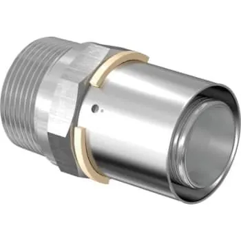 Uponor S-Press kobling m/nippel 50 mm x 2" MT