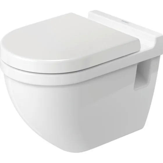 Duravit Starck 3 Comfort væghængt toilet, hvid