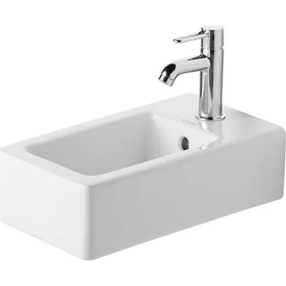 Duravit Vero håndvask 25x45 cm, hvid med WonderGliss