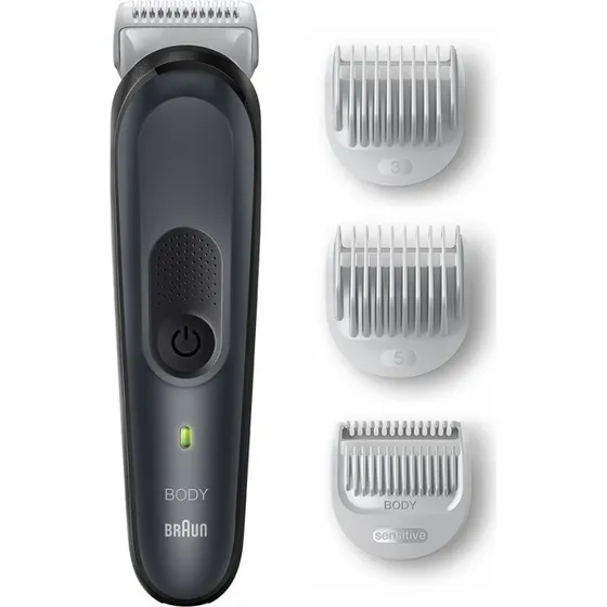 Braun BG3350 BodyGroomer - Sort/Grå