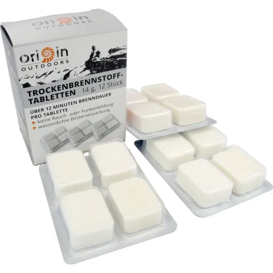Origin Outdoors Solid Fuel Tablets - 12 stk.