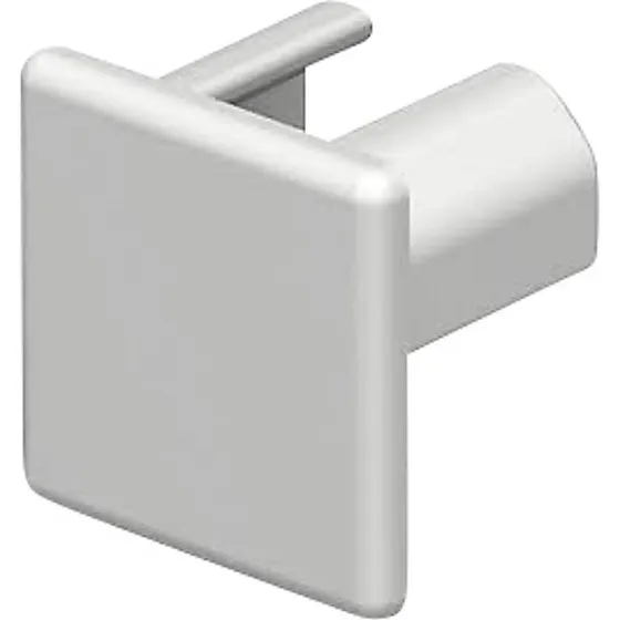 OBO WDK 15015 Endestykke 15x15 mm Perlegrå RAL 7035