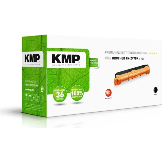 KMP B-T109X Sort Toner til Brother TN-247BK - 3.000 sider