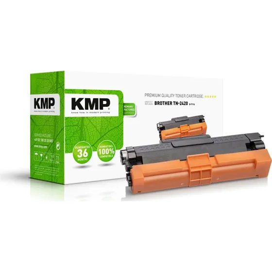 KMP B-T116 Sort Toner - Kompatibel med Brother TN-2420