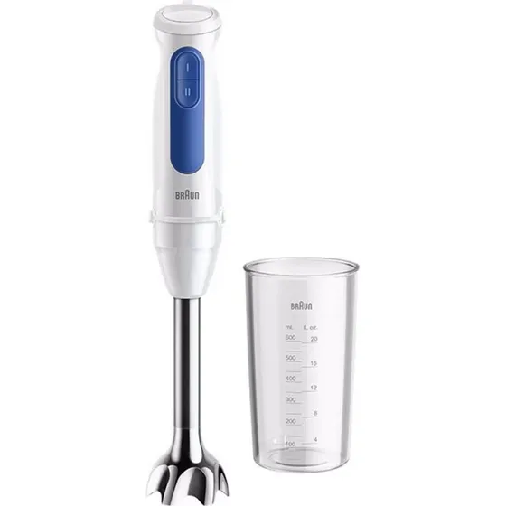 Braun MQ30001M Multiquick stavblender 900 W – blå/hvid