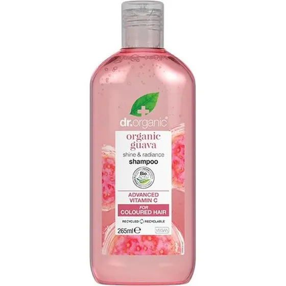 Dr. Organic Guava Shampoo til farvet hår, 265 ml