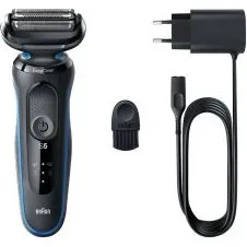 Braun Series 5 51-B1000s barbermaskine (sort/blå)