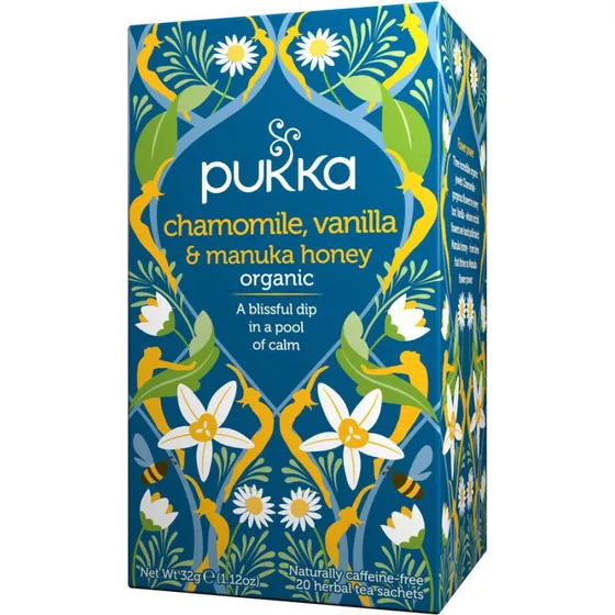 Pukka Chamomile, Vanilla & Manuka Honey Te - 20 breve