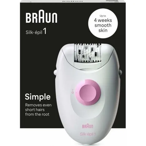 Braun Silk·épil SE1-010 epilator, pink