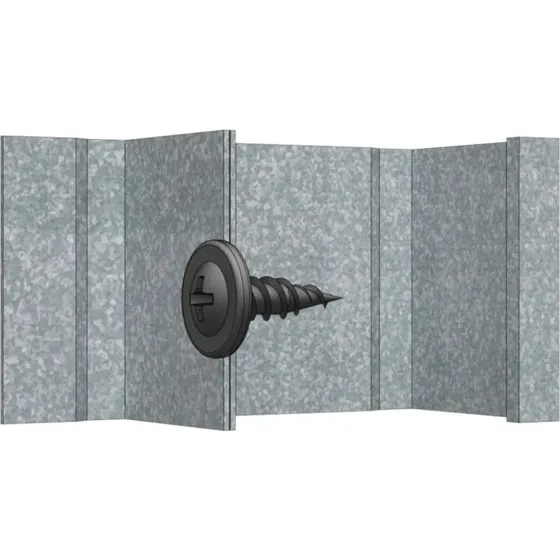 Spit Prof.Samle T/0,6 Stål - Gipsskrue 4,2 x 13 mm Sort