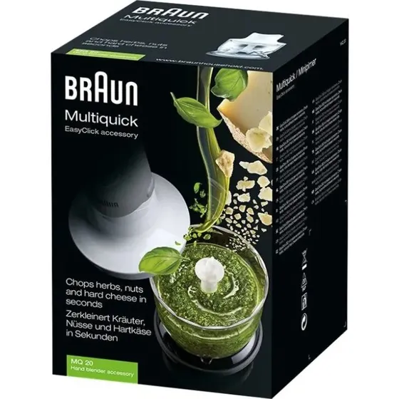 Braun MQ20 hakker 350 ml (EasyClick) – hvid
