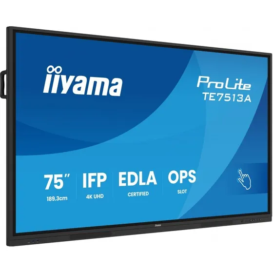 iiyama TE7513A-B1AG 75" PureTouch IR 4K Android 14 8/128GB