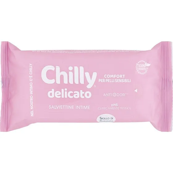 Chilly Delicate Intimate Hygiene Wipes - 12 stk.
