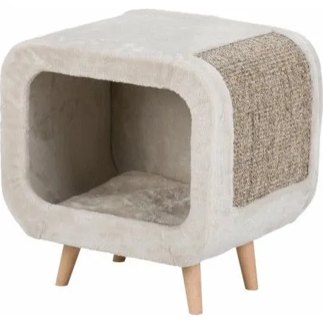 Trixie Alicia katteseng 44430 – grå træhule 48×48×38 cm