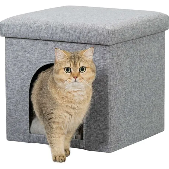 Trixie Alois kattehule T36314, grå 38×40×38 cm