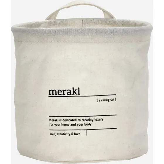 Meraki Opbevaringskurv MKCaring, Hvid
