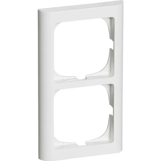 LK Fuga Ramme Softline 2-modul Soft Hvid