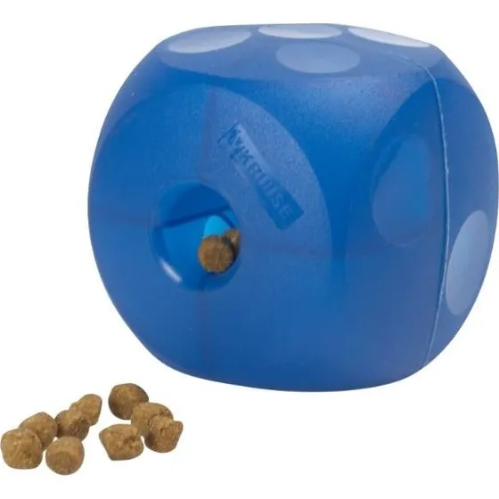 KRUUSE BUSTER Soft Cube Blå - Blødt godbidslegetøj til hunde