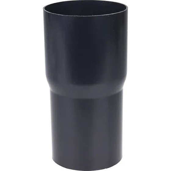 Plastmo rørsamlemuffe 90 mm, sort