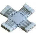 DIOFLEX GO X-kryds connector med 4 hun-stik